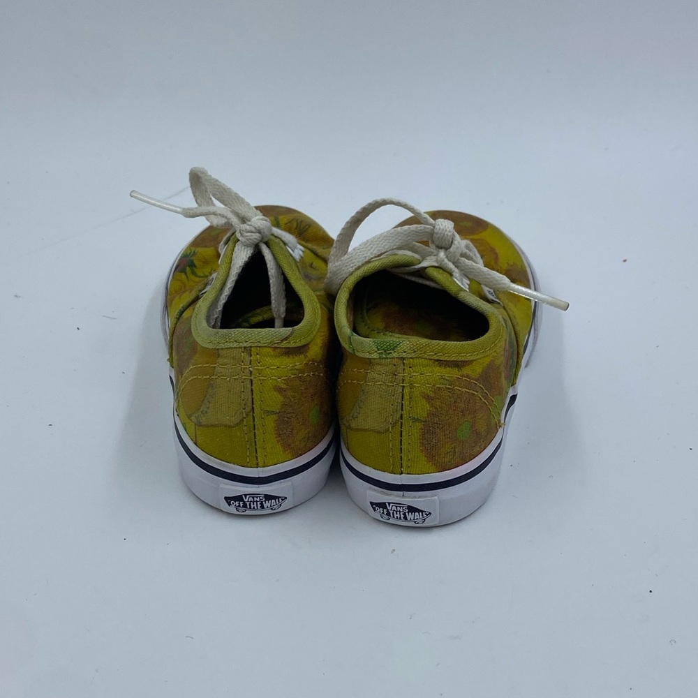 Vans yellow flower authentic toddle size 8 - Picture 4 of 6